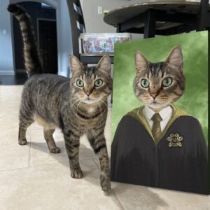 Harry Potter Hufflepuff Custom Pet Art Canvas
