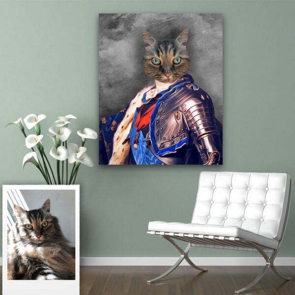 Royal King Armored Renaissance Custom Pet Art - Image 4
