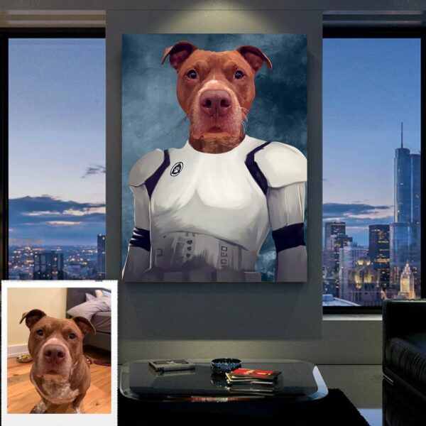 Storm Trooper Custom Pet Art - Image 4