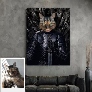 Warrior of Tarth Custom Pet Art Canvas