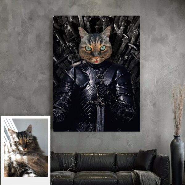 Warrior of Tarth Custom Pet Art Canvas