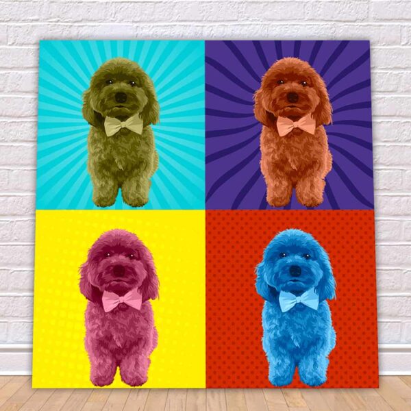 Custom Pet Warhol Art