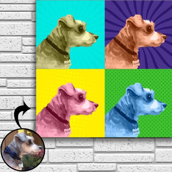 Custom Pet Warhol Art