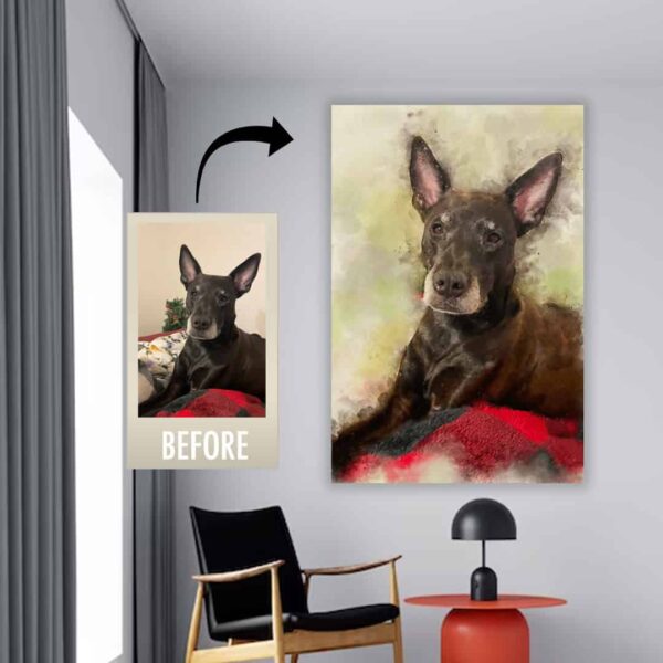 Custom Pet Watercolor Art Style - Image 12