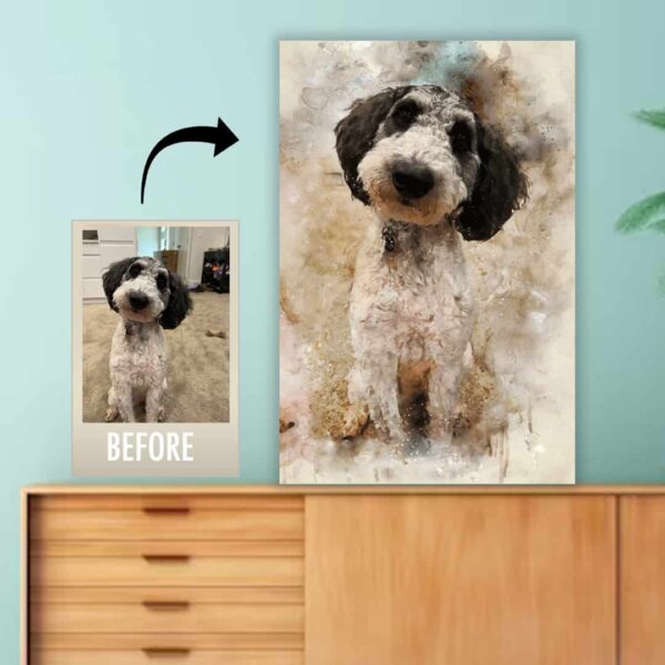 Custom Pet Watercolor Art Style - Image 11