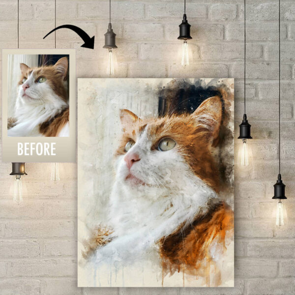 Custom Pet Watercolor Art Style - Image 10