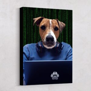 Matrix Hacker Pet Custom Art
